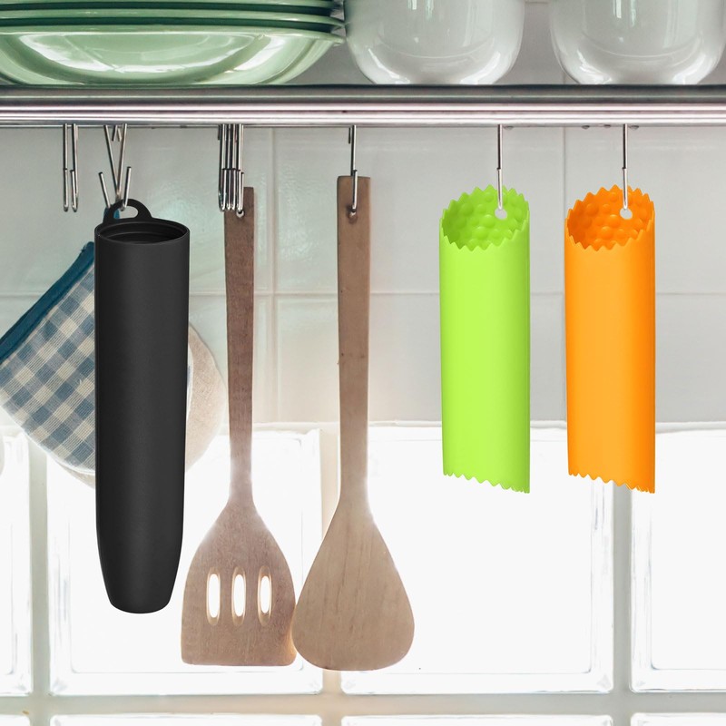 uxcell Silicone Garlic Peeler Tube, 2Pcs Garlic Roller Peeling Tube