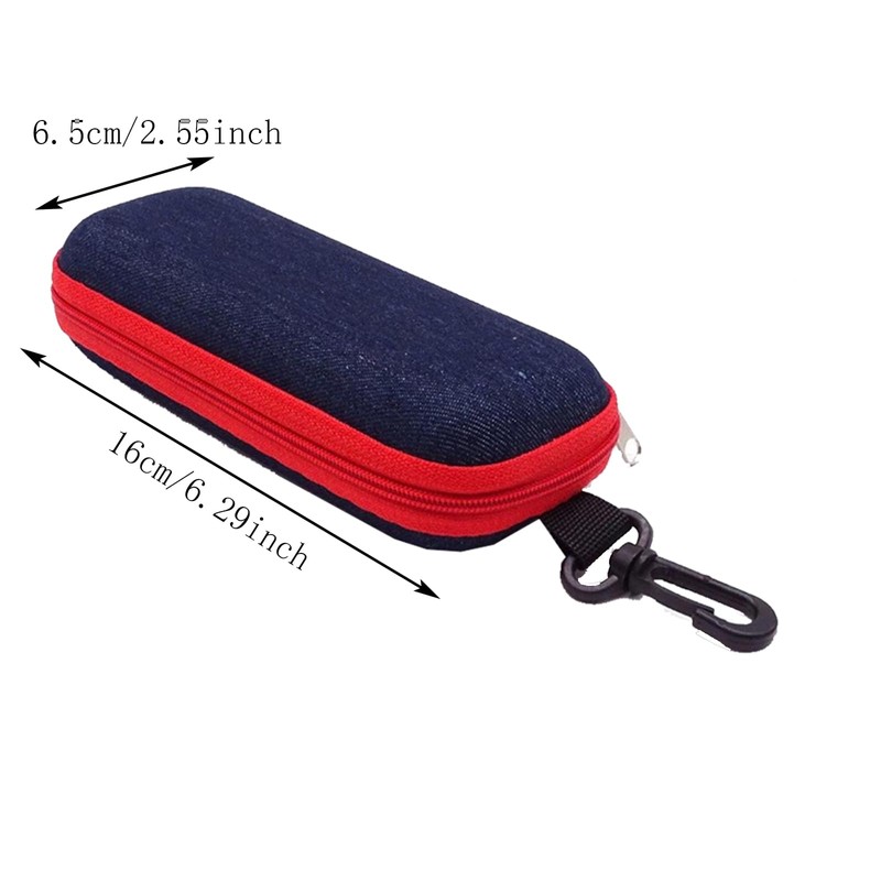CTForest Pack of 4 Soft Glasses Case, Glasses Case, Hard
