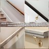 6010 Red Oak Straight Wood Handrail Kit 7 ft for