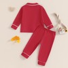 MAHUAOYIXI Toddler Baby Girl Boy Solid Pajamas Sets Long Sleeve