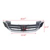 ECOTRIC Front Bumper Hood Grille Grill Compatible with 2013-2015 Honda