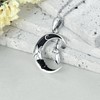 Shusukue Bat/Spider/Wolf/Cat/Fox/Owl/Sun Crescent Moon Chain 925 Sterling Silver, Bat Moon