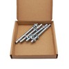 SKIR'CO (Pack of 4) Galvanised Wedge Anchors M8 x 100