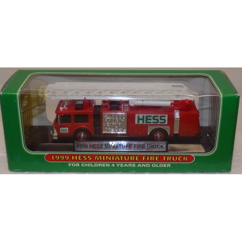 Hess 1999 Hess Mini Fire Ladder Truck with Extending Ladder