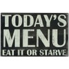 Primitives by Kathy Box Sign, Today's Menu