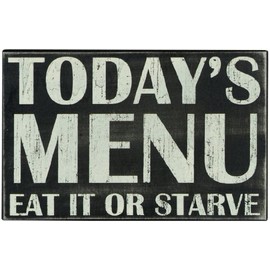 Primitives by Kathy Box Sign, Today's Menu
