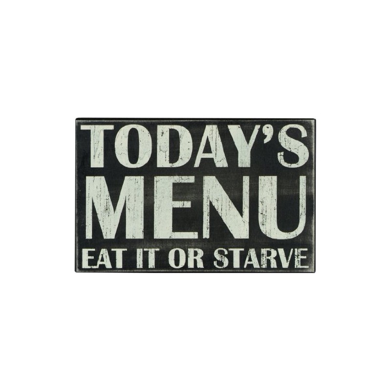 Primitives by Kathy Box Sign, Today's Menu