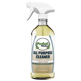PROSOL WORKS Bathroom Cleaner 16 oz - Daily Cleaning Spray for Shower Curtain, Sink, Shower, Tile, Bathtub, & Toilet Bowl Cleaners Revealing Natural Shine & Refreshing Scent- Safe on All Surface