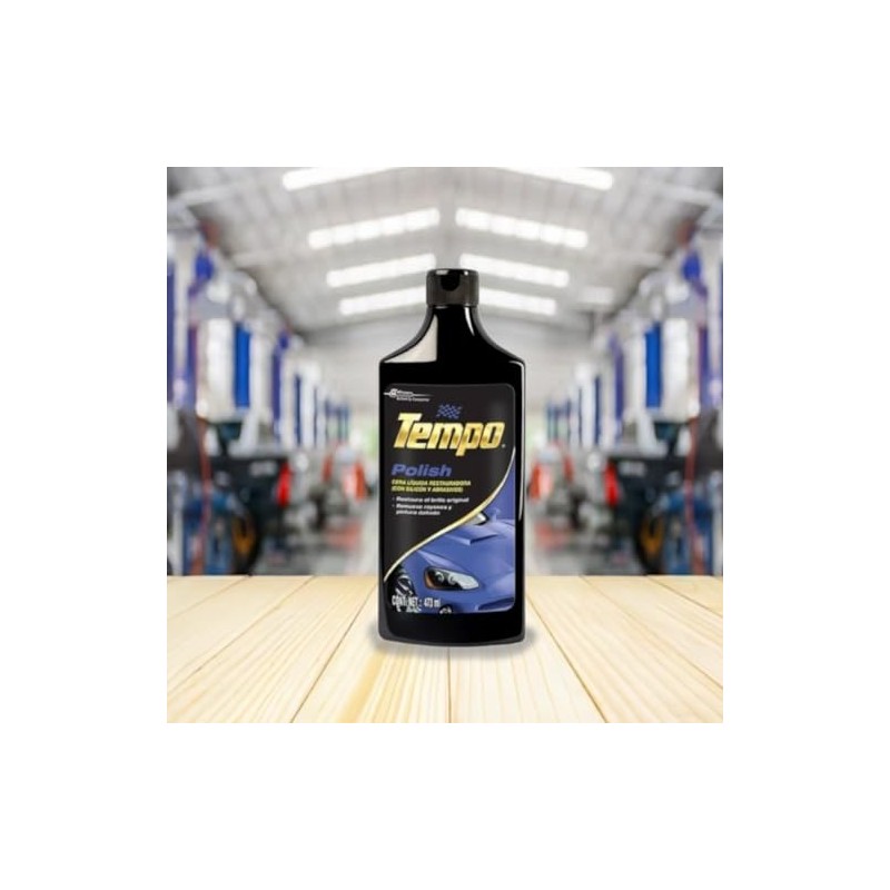 Cera Líquida restauradora Polish Tempo 473ml remueve rayones