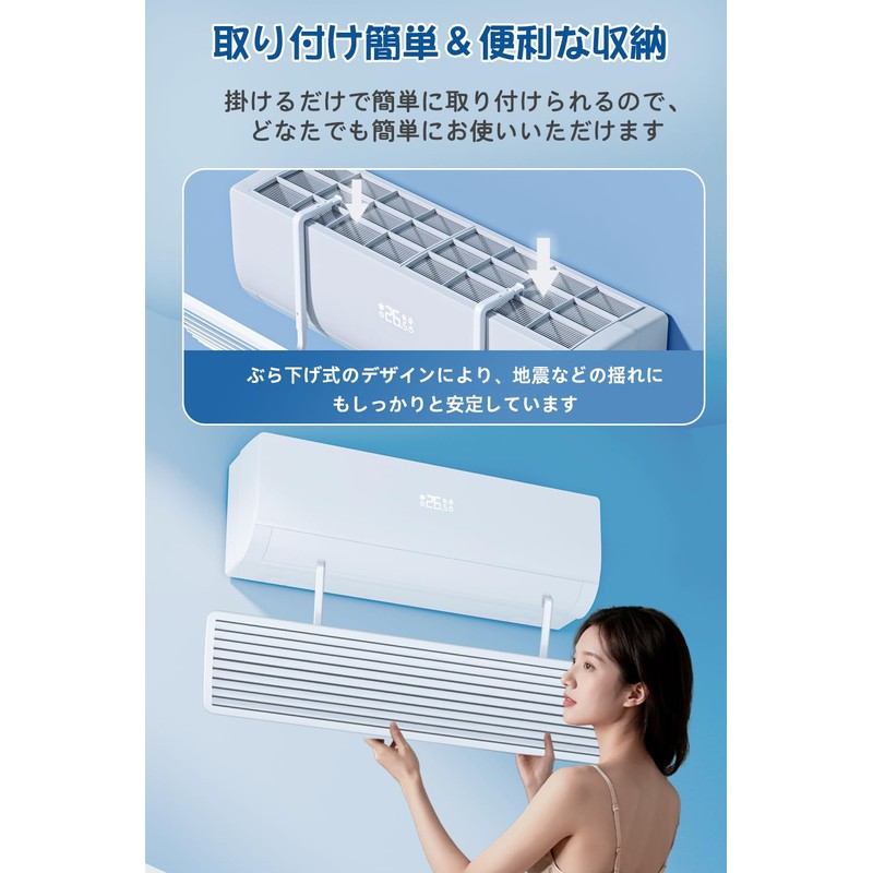 Lunowa Air Conditioner Windshield, 180° Adjustment of Direction Up and