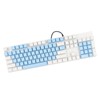 104 Key Mechanical Gaming Keyboard 28 Backlight Modes Blue Switch