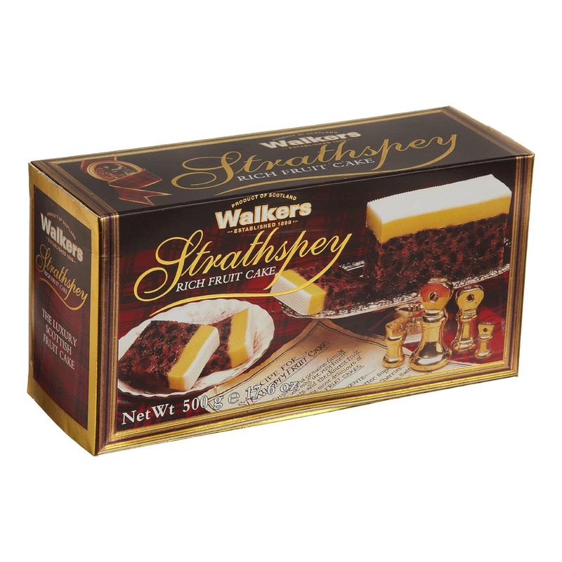 Walker's Shortbread Strathspey Rich Holiday Fruit Cake, Luxury Holiday Treat,