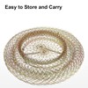 AIMALL Galvanized Fish Cage with Spring Door for Fishing, Portable