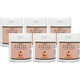 Pioneer Planning Baking Powder, Aluminum Free Bottle, 2.5 oz (70 g) x 6 Bottles