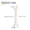 HARFINGTON 2pcs Double Open End Wrench 30mm x 32mm Metric