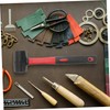 LIFKOME 8Oz Non Slip Rubber Mallet Hammer with Tpr Handle