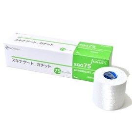 Nichiban SGG75 Skinnagate Gachit, 3.0 inches x 16.4 ft (75 mm x 5 m), Hypoallergenic, Fixation, Gentle on the Skin