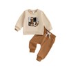 RSRZRCJ Toddler Baby Boy Football Outfit Long Sleeve Game Day
