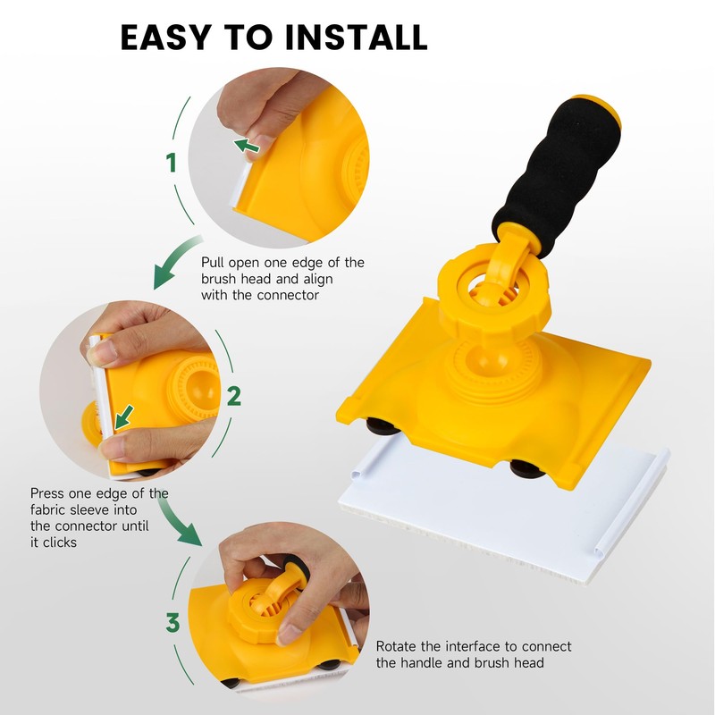 VOOMEY Paint Edger, 360° Rotation Handle Paint Edger Trimmer with