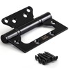 YAGU 3 Pack Non-Mortise Door Hinges - 4" × 3"