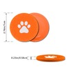Piburth 4 Pack Car Cup Holder Coasters, Dog Paw Insert