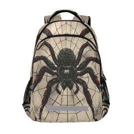 MNSRUU Laptop Backpack with Chest Strap, Spider School Backpack, Travel Hiking Backpack for Boys Girls Teen Adult, Rucksack, Knapsack