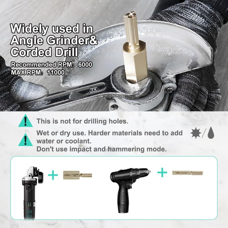 LEKOMESH Carbide Joint Cutter 10 mm - Mortar Hook Drill
