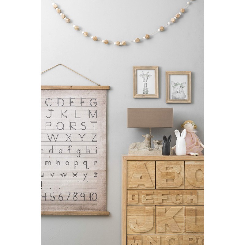Creative Co-Op Alphabet & Numbers Wall Décor