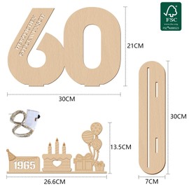 I LOVE MOM Wooden Money Gift Birthday Gift for Women and Men, DIY Wooden Sign Guest Book for Gifts, Weddings, Parties, Birthday Decoration, Anniversary (SR-60)