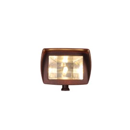 3W LED Low Voltage Landscape Lighting Flood Light Rust Finish