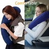 Inflatable Neck Pillow for Traveling on Plane, Inflatable Travel Pillow,