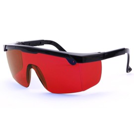 Safety Glasses for Lasers, 190nm - 540nm OD 5+ Laser Engraver Protective Goggles Eye Protection Eyewear for Work [1x Red]