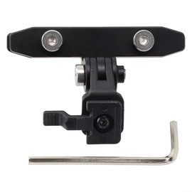 Bike Saddle Light Mount, Aluminum alloy + ABS Tail light Saddle Rail Mount for Bontrager , Bike Rear Light Mounting Bracket, Compact and Lightweight