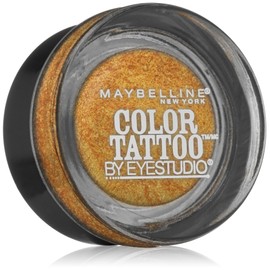 Maybelline New York Eye Studio Color Tattoo Metal 24 Hour Cream Gel Eyeshadow, 0.14 Ounce (Gold Rush)