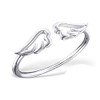 ICYROSE 925 Sterling Silver Open Angel Wings Above Knuckle Ring