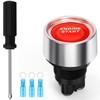 Greluma 1 Piece Universal 12V-24V 50A SPST Momentary Start Switch