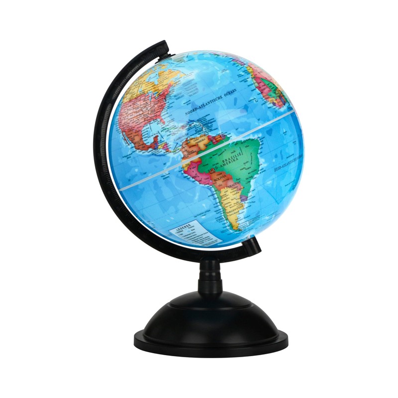 EXERZ 20cm World Globe Political Map - Dutch Map -