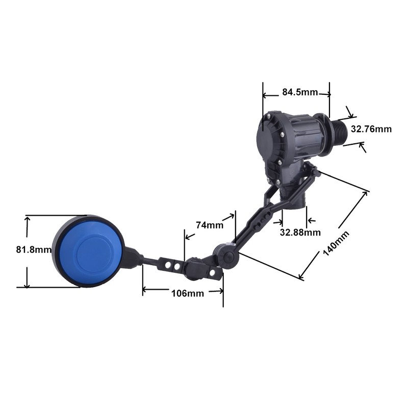 Float Ball Valve Auto On Off Water Liquid Level Controller