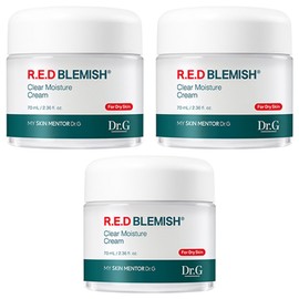 Dr. G Red Blemish Clear Moisture Cream, 70ml, 3 pieces / 닥터지 레드 블레미쉬 클리어 모이스처 크림, 70ml, 3개