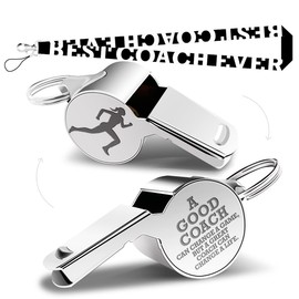Whistle Thank You Running Whistle for Coaches Teachers Whistle Emergency Coach Referee Lifeguard Loud Whistle for Women Referees Coaches School Sports Coaches Whistle with Lanyard Cheer Coach Gift.
