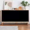 SK Studio Short Curtains for Kitchen, Privacy Closet Curtain Dust-Proof