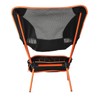Outdoor Folding Beach Chair Portable Mesh Back Aluminum Alloy Rack