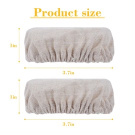 YeeBeny Bread Fermentation Cover, Heat Preservation to Increase Fermentation Cover, Sourdough Bread Proofing Cover Can Be Cleaned and Reused Using Sewn Cloth Cover for Sourdough Starter 6 Packs