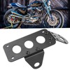 Motorcycle License Mount Plate Holder Bracket Side Mounted Tail Light