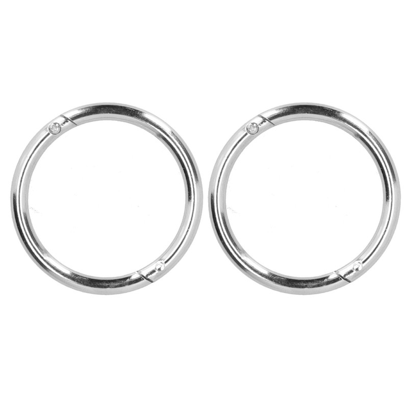 2PCS Carbon Steel Bull Cattle Cow Nose Ring Farm Animal