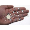 3mm SS12 Red Self Adhesive Acrylic Rhinestones Plastic Face Gems