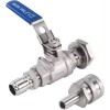HBYOB Homebrewing Weldless Ball Valve Kit Quick Disconnects 304 Stainless