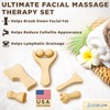 COZLOW Gua Sha Facial Massage Tool (5 Piece Set) Face