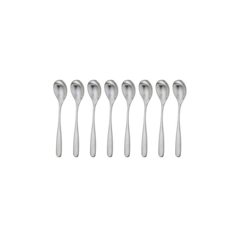 Robert Welch Stanton Satin Espresso Spoons, Set of 8. Made