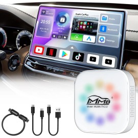 MMB Wireless CarPlay & Android Auto Box Adapter, Built in Youtube,Netfli